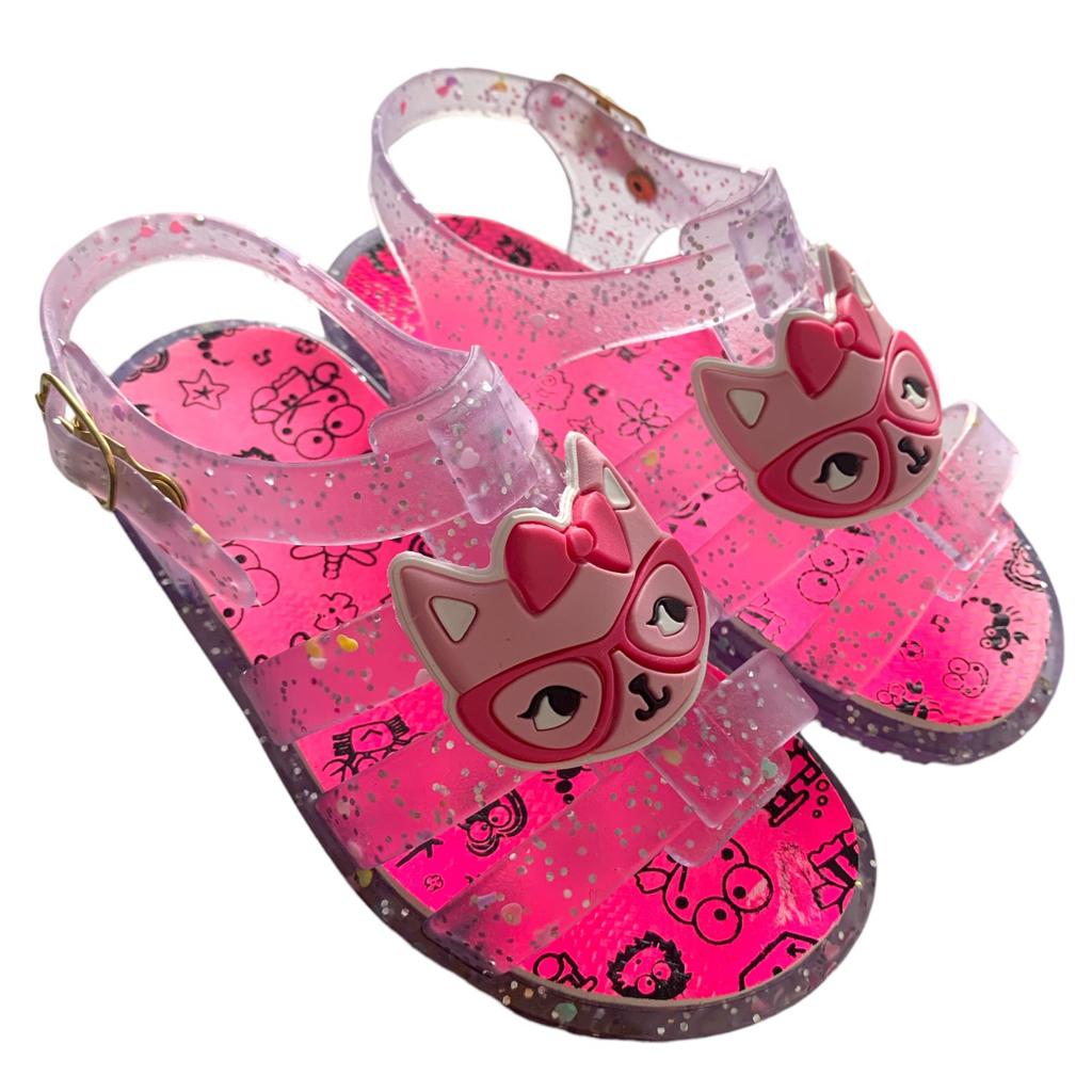 Papete Infantil Feminino Bebê Meninas Gatinha Juju