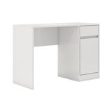 Mesa Multiuso Escritório Office Morada C/ 1 Porta E 1 Gaveta Branco - Demóbile