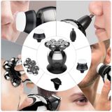 Cortador 6 Em 1 Barber 1.7d Display Led Corta Barba Cabelo