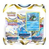 Blister Triplo Pokémon Espada E Escudo Tempestade Prateada Basculin Cards Copag Coleção V-astro Cartas