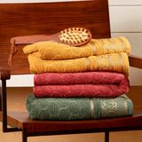 Toalha De Rosto Jacquard Dianneli 380g/m² - Eudora