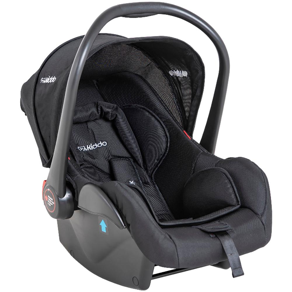 Bebê Conforto Casulo Click Kiddo Carrinho Zig Zag Preto