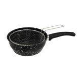 Frigideira Esmaltada Cesto 20cm Fritatudo Panela Fritadeira
