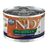 Ração Úmida Lata Farmina N&amp;d Pumpkin Cordeiro, Abóbora &amp; Blueberry Para Cães Adultos - 140 G