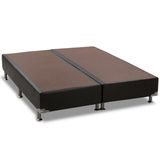 Cama Box Base Universal King Americana Courano Nero Black (186x198x23) - Ortobom