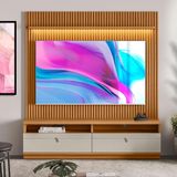 Estante Home Ripada 180cm Aloha Para Tv Até 75 Nature/off White G77