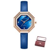 Relógio Feminino Mini Focus Mf0304l À Prova D&#39;água Azul