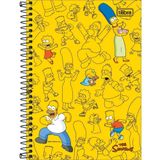 Caderno Univ. 10 Matérias 160fls Simpsons Capa 2 - Tilibra