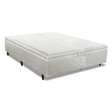 Cama Box Baú Universal Queen Mh1439 Bordado White (158x198x35) - Herval