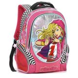 Mochila Infantil Feminina Nicole Rosa Tam G Seanite Mi12881