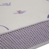 Cama Solteiro Simba Areia Fosco Pés Amadeirado Com Colchão D20 - Reller Móveis