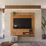 Painel Home Ideal Para Tv Até 65 Polegadas Dublin Linea Brasil