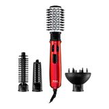 Escova Rotativa Philco Ceramic Spin Ion Brush Pec05v 1100w Vermelha 220v