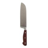 Faca Santoku Wood Inox 7&quot; - A\casa