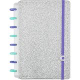 Caderno Inteligente A5 Lets Glitter Silver 2.0