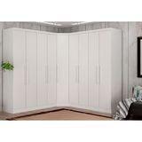 Guarda-Roupa Modulado de Casal Safira 001 em MDF com 9 Portas e 6 Gavetas - Clic Móveis