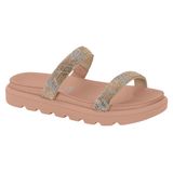 Sandália Rasteira Strass Vizzano 6459110 Feminina