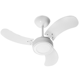 Ventilador De Teto New Led Branco Com 3 Pás - 38-3192 - Venti Delta