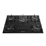 Fogão Cooktop Gás Mueller 5 Bocas Tripla Chama Bivolt Preto