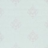 Papel de parede Damask Off White com Prata