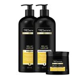 Kit Shampoo Tresemmé Brilho Lamelar 650ml + Condicionador Tresemmé Brilho Lamelar 650ml + Máscara De Tratamento Tresemmé Brilho Lamelar 400g