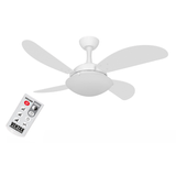 Ventilador De Teto Ventax 4 Pás Branco Controle Remoto 220v