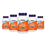 Ultra Ômega 3 Now Foods 90 Softgels No Brasil 5un