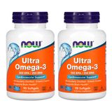 Ultra Ômega 3 Now Foods 500epa 250dha 90 Softgels 2un