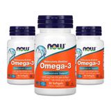 Ômega-3 Molecularmente Destilados Now Foods 30softgels 3un