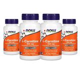 L Carnetine Carnitina 500mg Now Foods 60 Cápsulas Veganas 4un