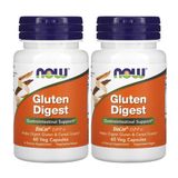 Gluten Digest Enzimas Digestivas Now Foods 60 Veg Caps 2un