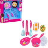 Brinquedo De Cozinha Kit Cheff Da Cozinha Barbie Rosa 2494 3+