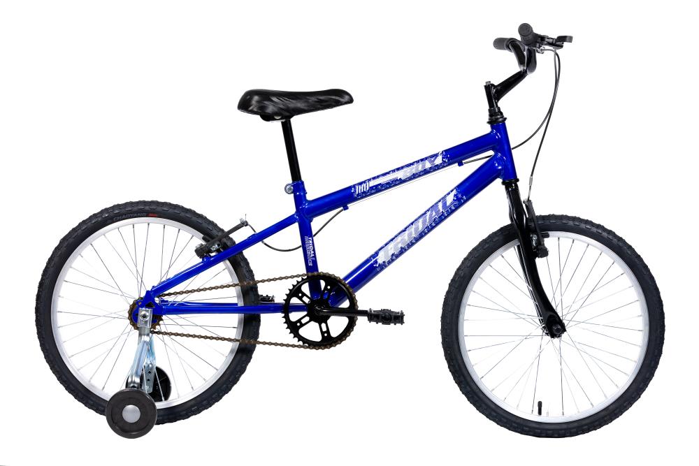 Bicicleta Aro 20 Infantil Mtb Boy Com Roda Lateral - Azul