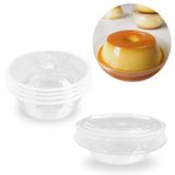 Kit Forma De Pudim Pequena Com Tampa 8,5x3cm 300 Unidades
