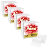 Kit 4 Papeis Higiênico Interfolhado Neve Folha Dupla Com 250 Folhas
