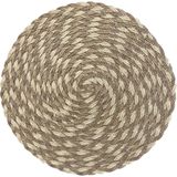 Americano Requinte Mescla Para Mesa Redondo 38cm Palha