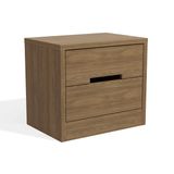 Mesa Cabeceira Casal S822 C 2 Gavetas Nogueira Kappesberg