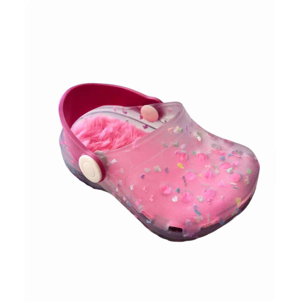 Babuche Infantil Pantufa Corações Juju