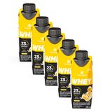 Kit 5 Bebida Láctea Piracanjuba Whey Zero Lactose Sabor Banana Com 23g De Proteína 250ml