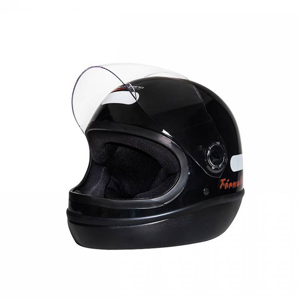 Capacete Moto Integral San Marino Fórmula 1 Classic Preto 56