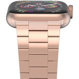 Iiteeology Compatível Com Apple Watch Band 44mm 42mm, Versão Atualizada Solid Slim Metal Iwatch Strap Para Apple Watch Series 6/5/4/3/se Rose Gold Wo