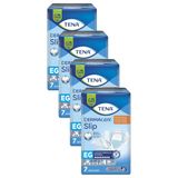 Kit 4 Fraldas Geriátrica Tena Dermacare Slip Ultra M com 8 unidades