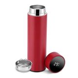 Garrafa Térmica Em Aço Inox Com Termômetro Digital 480ml Led