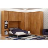 Guarda-Roupa Modulado Casal Safira 005 em MDF com 11 Portas e 7 Gavetas - Clic Móveis