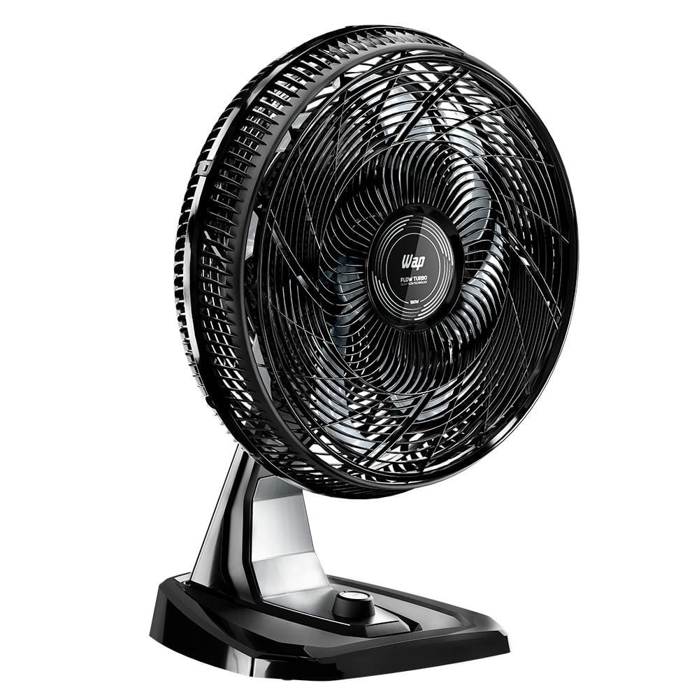 Ventilador De Mesa E Parede Wap Flow Turbo 180w 8 Pás 50cm