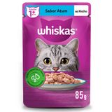 Ração Úmida Whiskas Sachê Atum ao Molho para Gatos Adultos 85 g