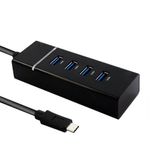 Hub Usb Type C 3.0 4 Portas 5 Gbps High Speed Extensor