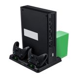 Suporte Base Vertical Com Cooler + 2 Bateria Xbox One Ne S X