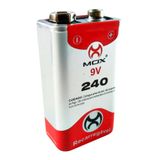 Pilha 9v Bateria 240 Mah Recarregável Original Multiuso Mox