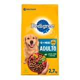 Ração Pedigree Dry Adulto sabor Carne e Vegetais 2,700 Kg